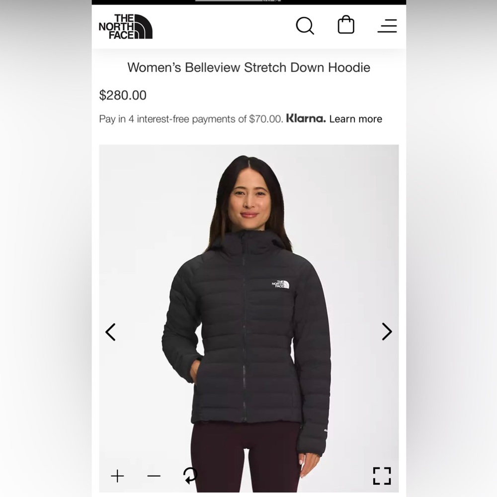 The North Face Women’s Belleview Stretch Down Hoodie
